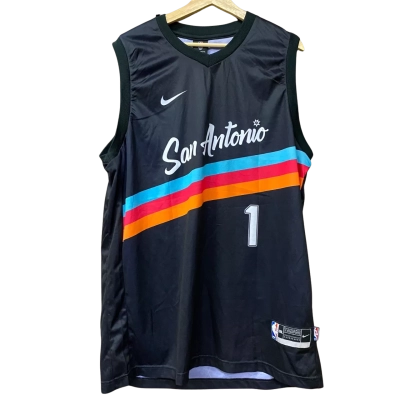 NBA Mens Size 3XL Black San Antonio Jersey  