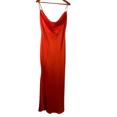 Showpo Womens  Size 10 Maxi Dress Orange 