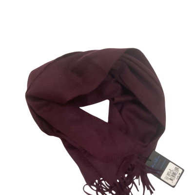  Women’s Anthony Squires Maroon Cashmere Scarf