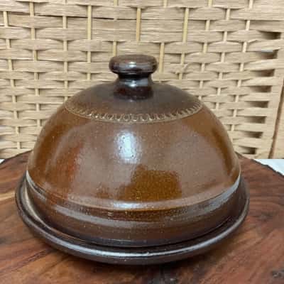 VINTAGE Bendigo Pottery Cheese Dome Australian Made JM Epsom handmade birthday gift Christmas present wedding dad mum 