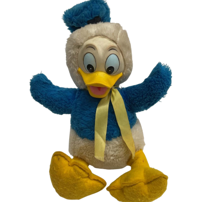 VINTAGE 50’S or 60’S Disney Donald Duck - Plush with Rubber Face