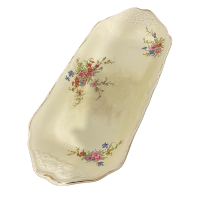 Vintage Crown Ducal Florentine "Marie" Ceramic Sandwich Plate