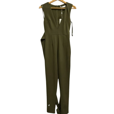 Saints + Secrets Women’s Size 6 Khaki Greem Leona Jumpsuit