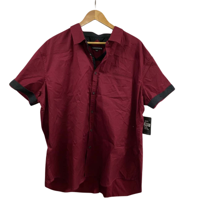 Tarocash Mens Roscoe Print Shirt Size XXXL Red 