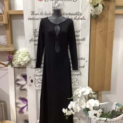 SNDYS BRAND! BNWT THETALLULAH MAXI DRESS! Womens  Size 10 Long Sleeve Dress / Maxi Dress Black  