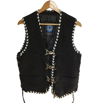 Johnny Reb Mens  Size S Leather Jacket Black  