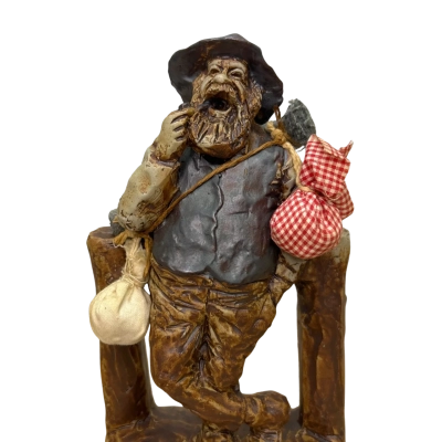 Vintage Australian Pottery Swagman 
