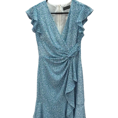 Jacqui-E Womens  Size 6 blue/green dress 