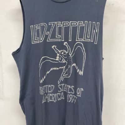 Led zeppelin Mens  Size S Singlet  Grey 
