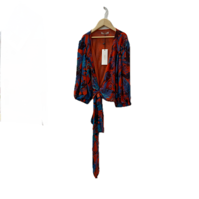 Sheike Womens  top Size 6 Black  / Blue / Green / Red 