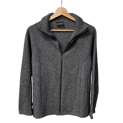 Possumdown Womens size XXL merino possum zip through collar jacket