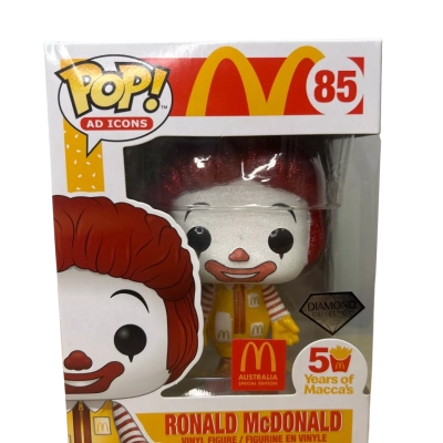 Funko Pop Ronald McDonald Diamond Edition #85 BNWT