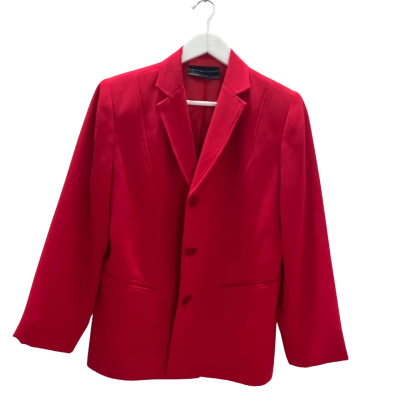 Stitches Australia Womens  Size 12 Blazer Red 