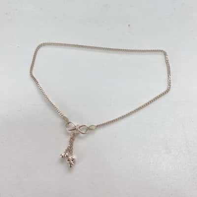 925 Sterling Silver Chain Anklet