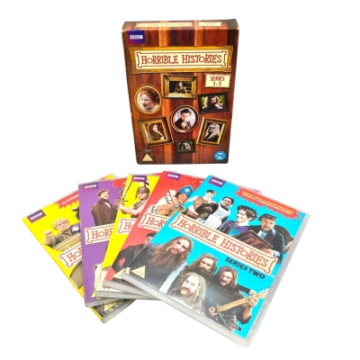 10 Disc Set - Horrible Histories Series 1-5 In Great Condition