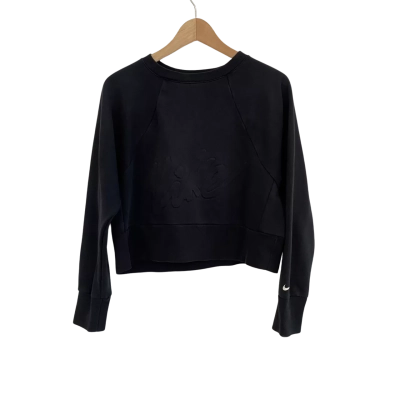 Dri Fit / Nike Womens  Size S Cropped Jumper Black  
