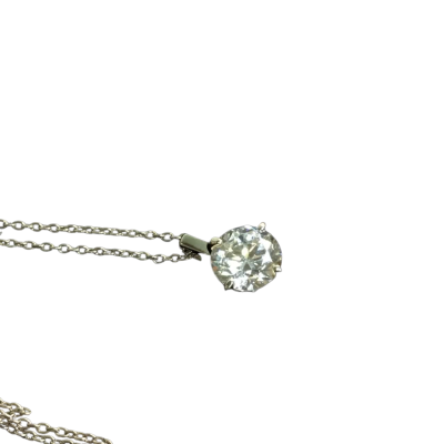 Mimco Womens S/Silver Pendant with Zircon Stone