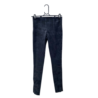 Womens Scanlan Theodore Size 6 Skinny Leg Pants Black  / Pattern 