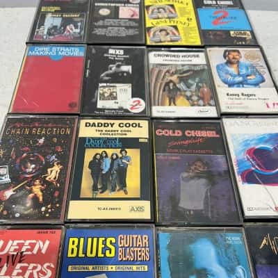 VINTAGE Cassettes x 17 Favourites From Cold Chisel to Daddy Cool