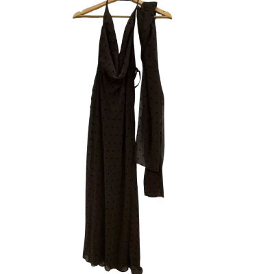 Zara brown polyester dress, Size XS