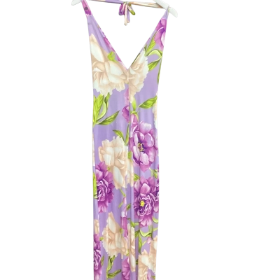NEW - MODAH  Womens  Size S Jumpsuit Floral / Purple 