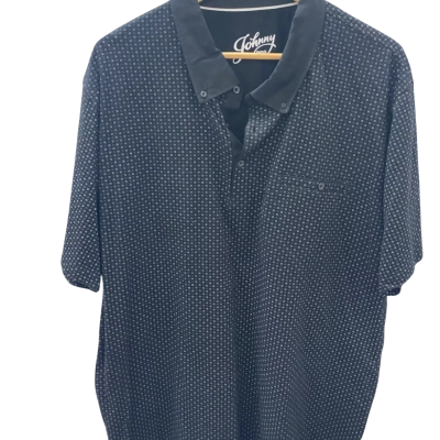 Johnny Bigg Mens  Size XXXXL Polo Shirt Blue 