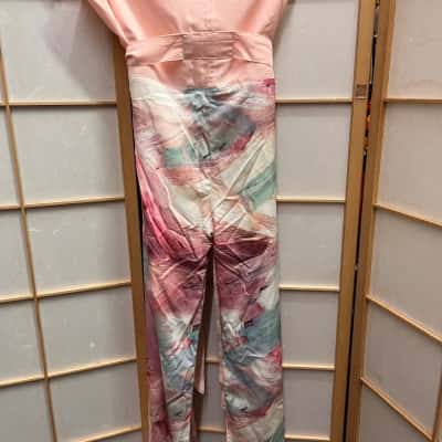  Womens Size L Culottes / Wide Leg Pants Blue / Green / Maroon / Pattern / Pink  