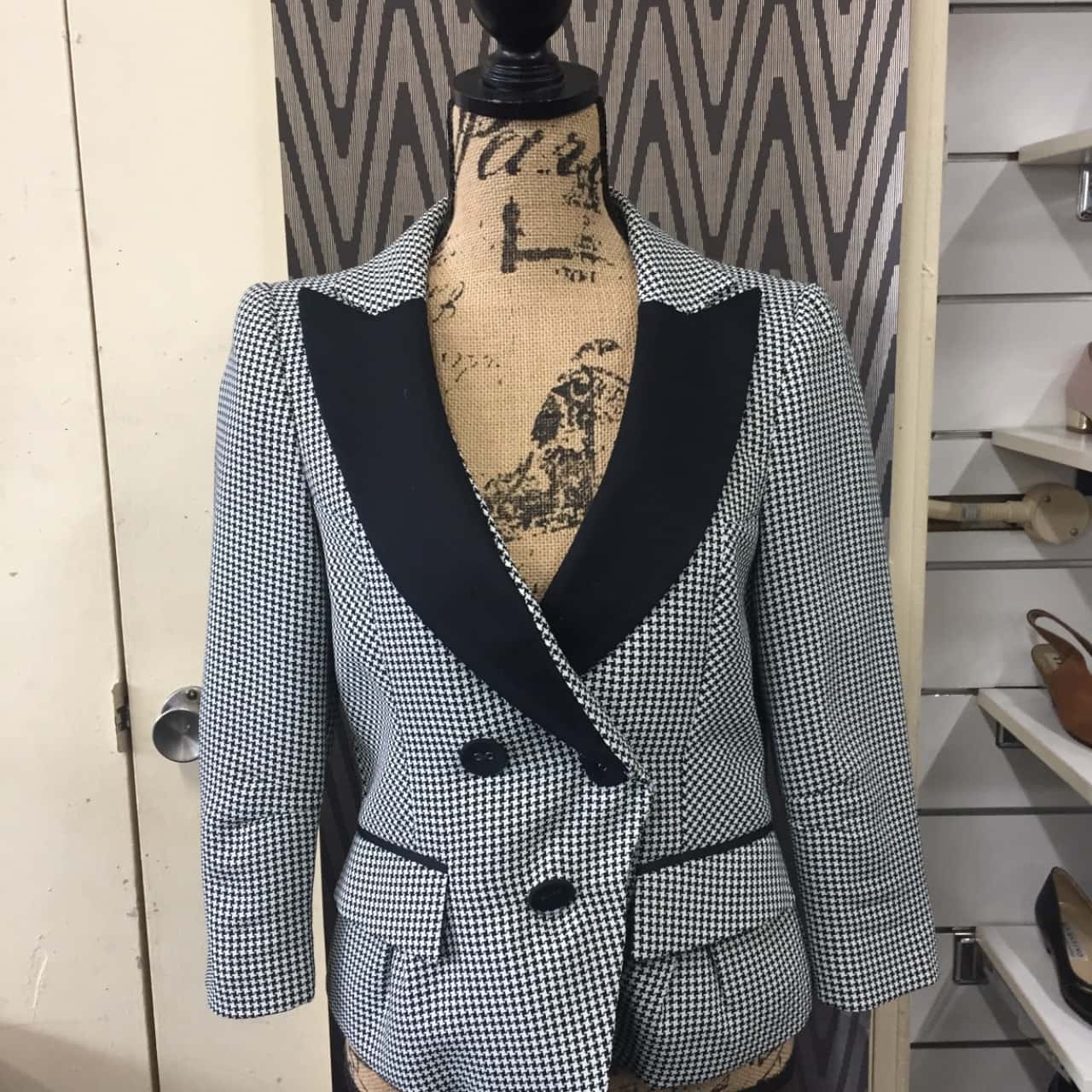 white blazer size 12