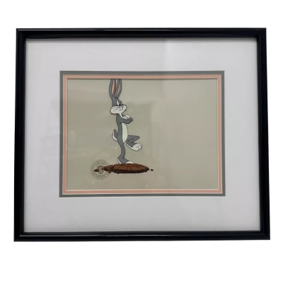 Warner Bros Bugs Bunny Production Cell with Authenticity Certificate signed By Steve Felton