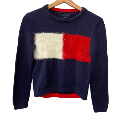 Tommy Hilfiger Kids  Size 12 Jumper  Blue / Red / White 