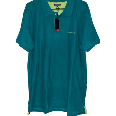 Pierre Cardin Men's Size XXL Green Collared Top