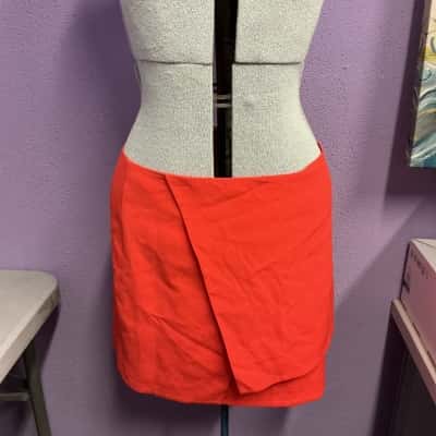 Saba Womens Tangerine 'Natasha' Skirt, Size 12