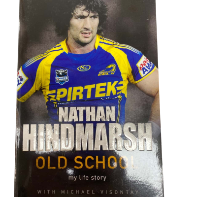Softcover autobiography of Nathan Hindmarsh — “Old School: My Life Story” — very good condition