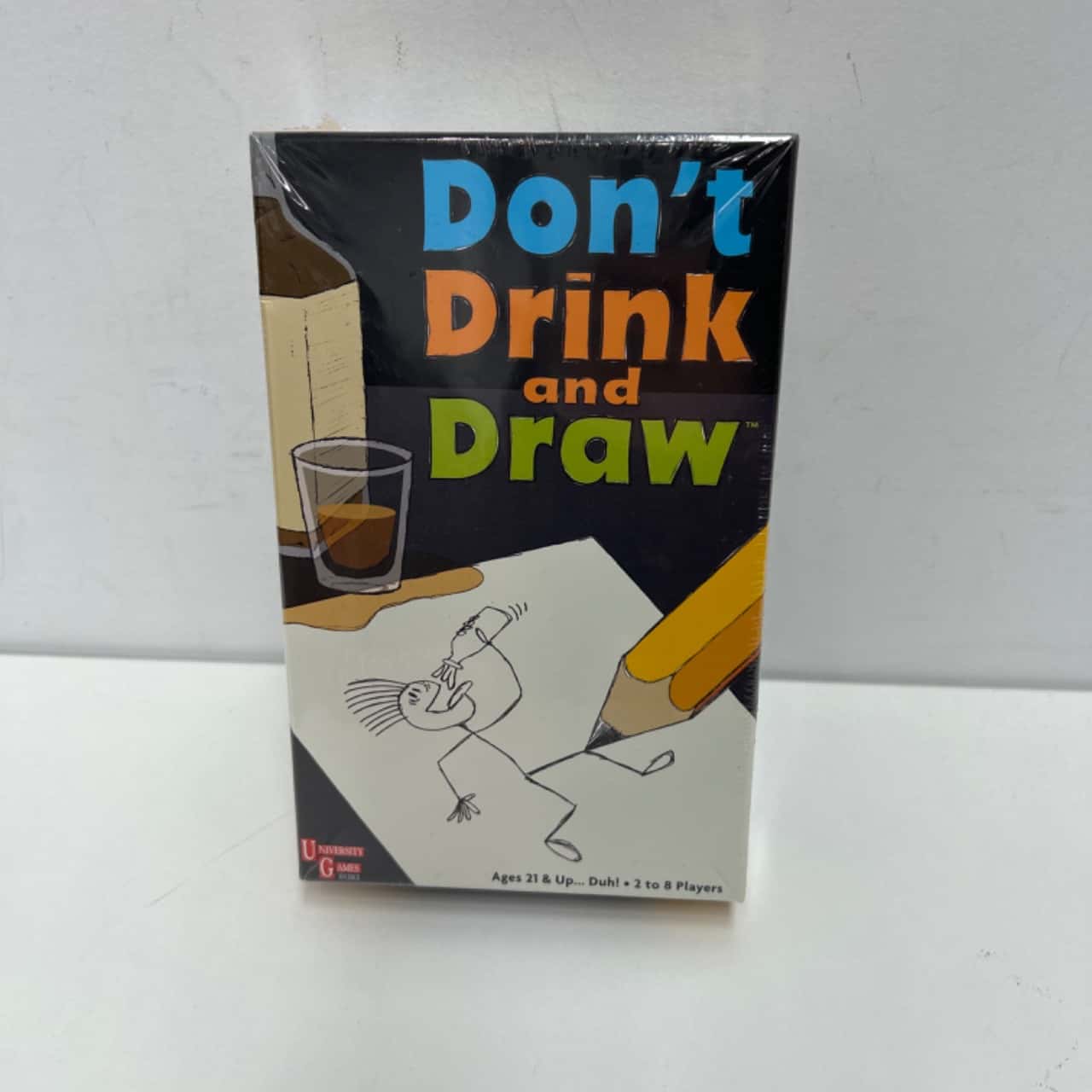 University Games Don't Drink And Draw - Gioco Di Disegno Per Feste Per Adulti, 2-8 Giocatori, Dai 18 Anni - 3