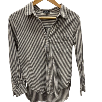 Bardot Mens  Size 10 Flannel Shirt Beige / Blue 
