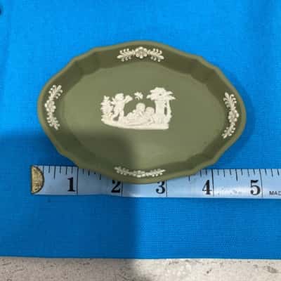 Wedgwood Sage Green Trinket dish