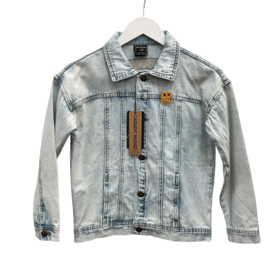 Rock Your Kid Size 11-12 Denim Jacket Faded Blue BNWT