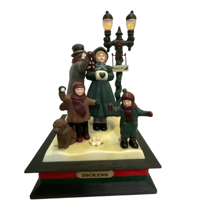Vintage Dickens Family Musical Scene