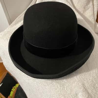 Vintage Mr Individual Womens  Size M Felt Hat Black  