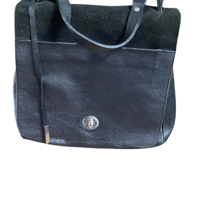 Nicoli leather cross body bagBlack  