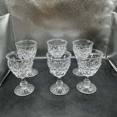 Set of 6 Tudor Small Wine Glasses 