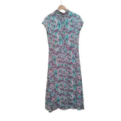 Womens David Lawrence Blue / Brown Dress  White Size 12