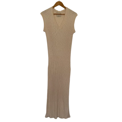 PEACH & PARLÀ Size M / S Cream Dress