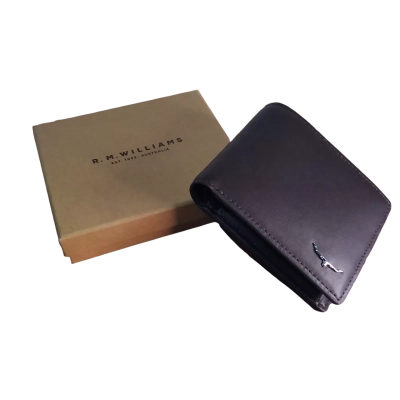 R.M.Williams Mens Brown Bifold Wallet
