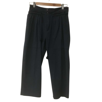 See By Chloé Straight Leg Pants Size 36/8  Navy Cotton Blend