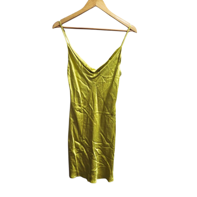 Shona Joy Womens  Size 8 Mini Dress Lime Green 