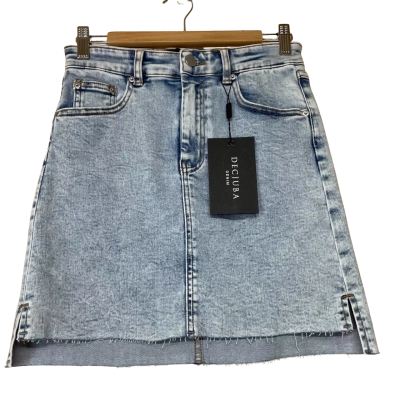 Brand New - Decjuba Denim Skirt - Size 8
