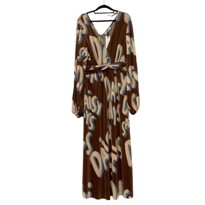 Daisy Says  Size M Beige / Blue / Brown long dress RRP$169.99