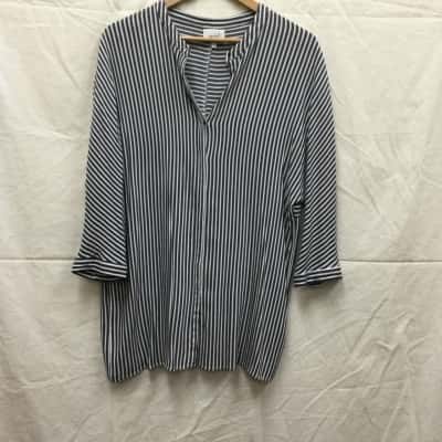 Seed Womens Size 14 Striped Shirt