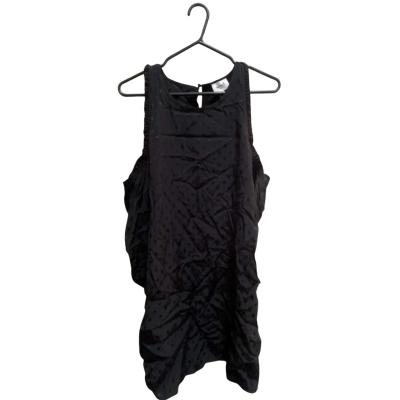 Seed Heritage Womens  Size 10 Casual Dress Black  / Polka Dot 